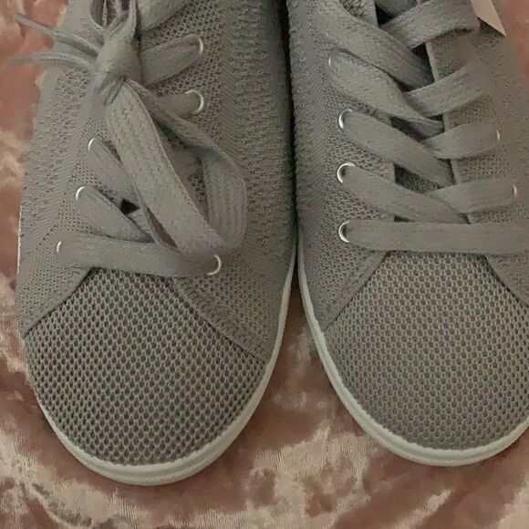 Grey Knit Sneakers  - Picture 5 of 6